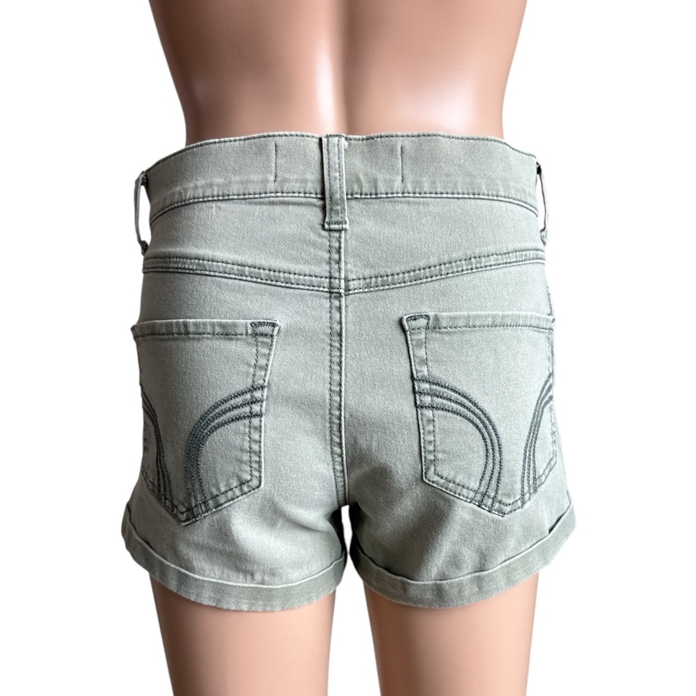 High Rise Khaki Shorts - Picture 7 of 7